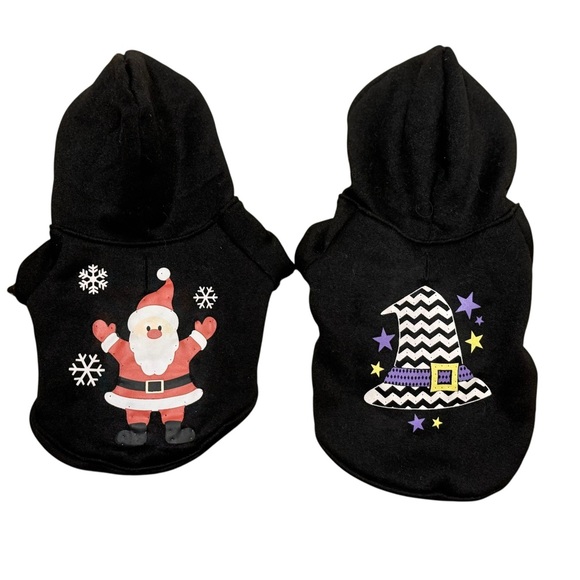 Pet Life Other - Pet Life Holiday LED Light Up Hooded Dog Jackets Set in Black Size Small